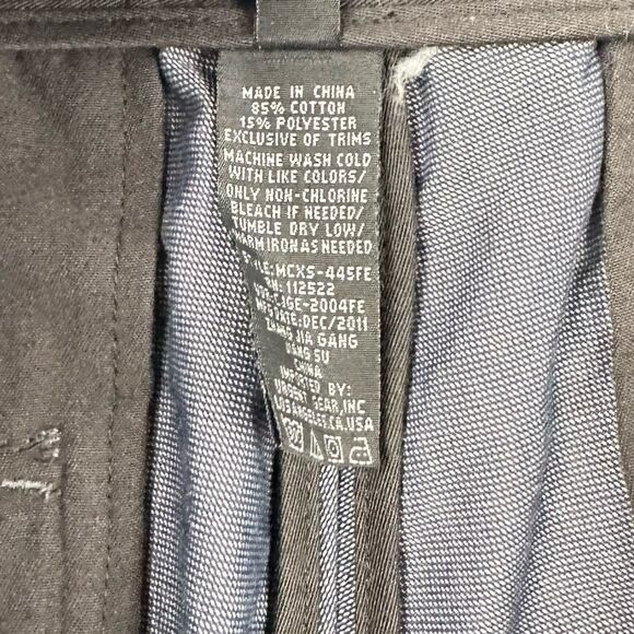 CIVIL SOCIETY Mens Size 34 Flat Front Bermuda Shorts Heathered Navy-Chambray - Picture 5 of 5